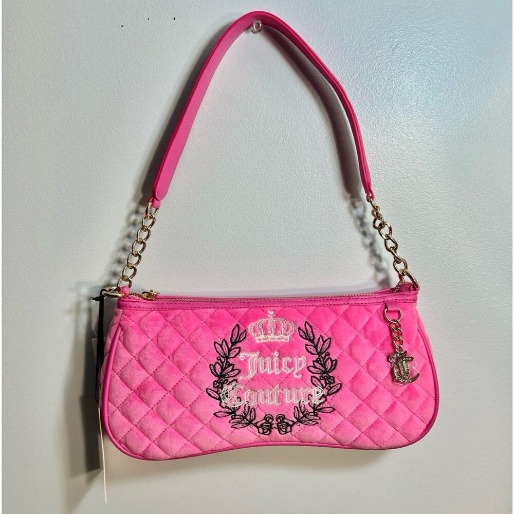 Juicy Couture Royal Moment Shoulder Bag - Juicy Pink Y2K - NWT VIRAL - Picture 3 of 9